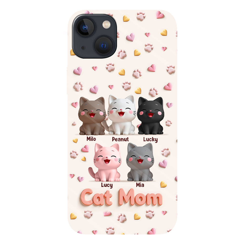 Cat Mom - Personalized Cat Full Print Phone Case