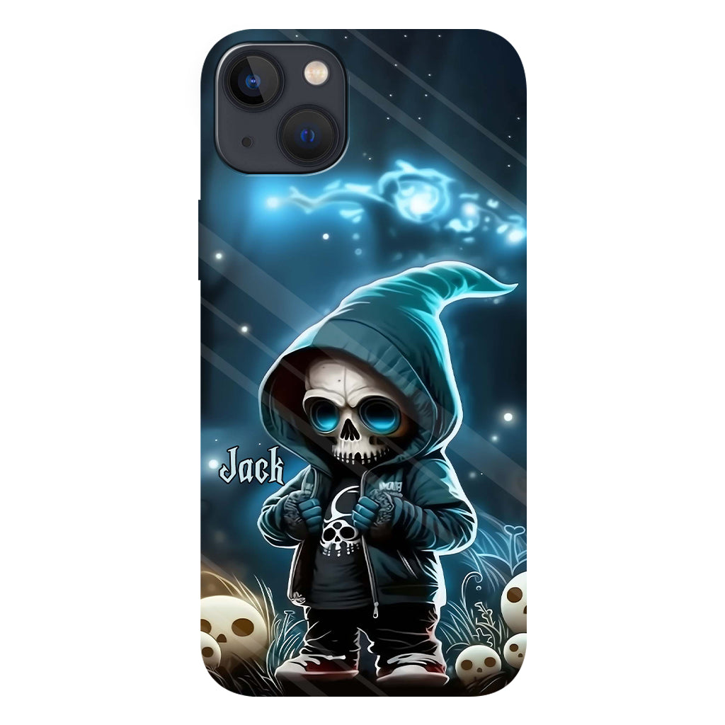 Coque de téléphone personnalisée Cool Dude - Motif crâne intégral