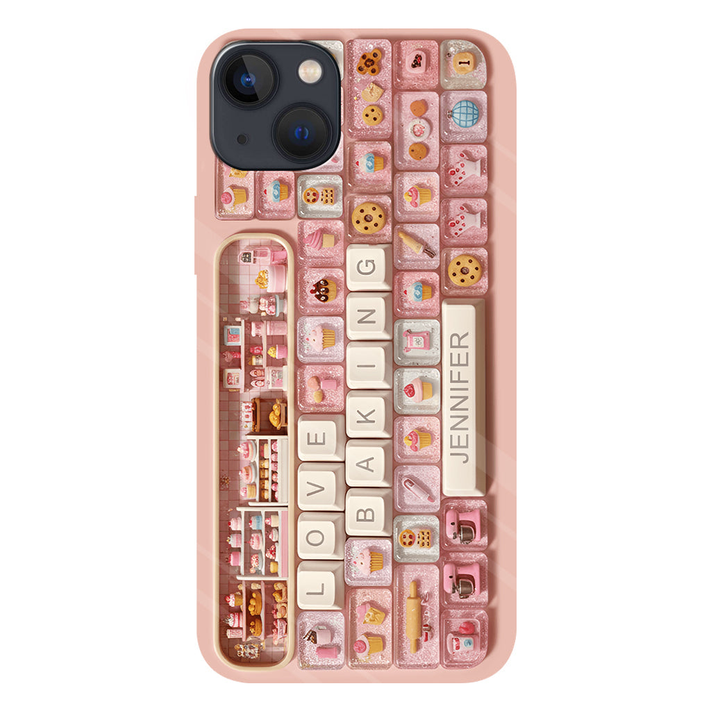 Coque de téléphone personnalisée « Passion Pâtisserie » avec motif intégral