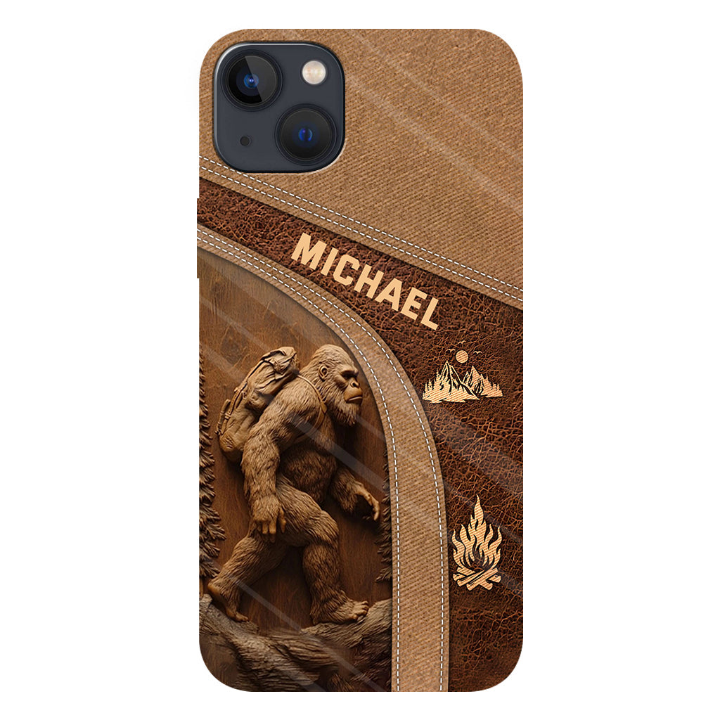 Sasquatch - Coque de téléphone personnalisée avec impression intégrale pour la randonnée