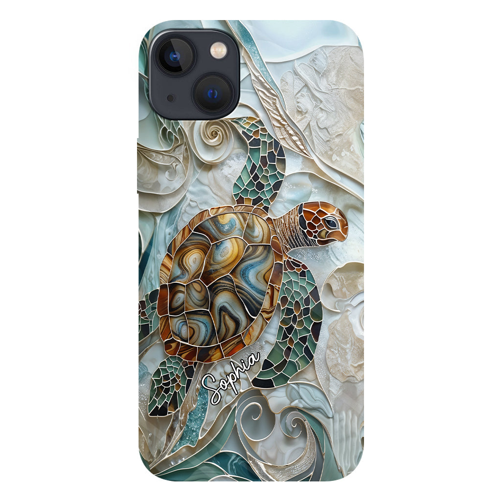 Love Turtles - Personalized Turtle Full Print Phone Case