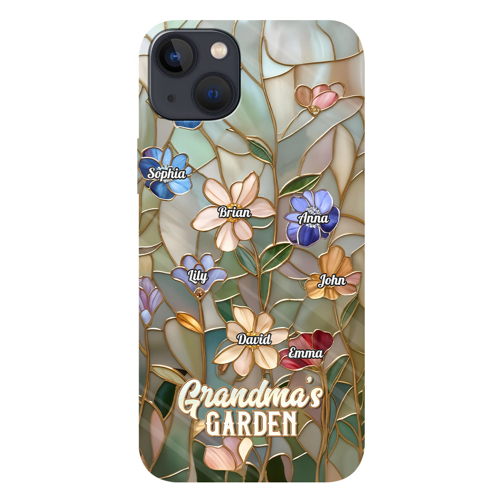 Coque de téléphone personnalisée « Le jardin de grand-mère » avec impression intégrale