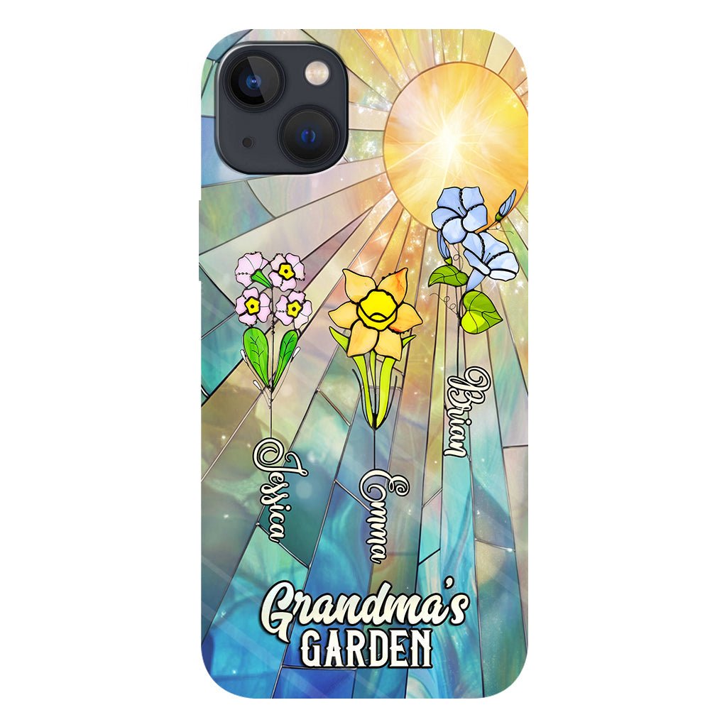 Grandma's Garden - Personalized Grandma Full Print Phone Case