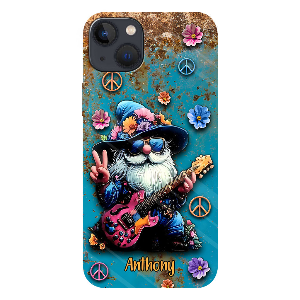 Coque de téléphone personnalisée Hippie Gnome - Motif hippie intégral