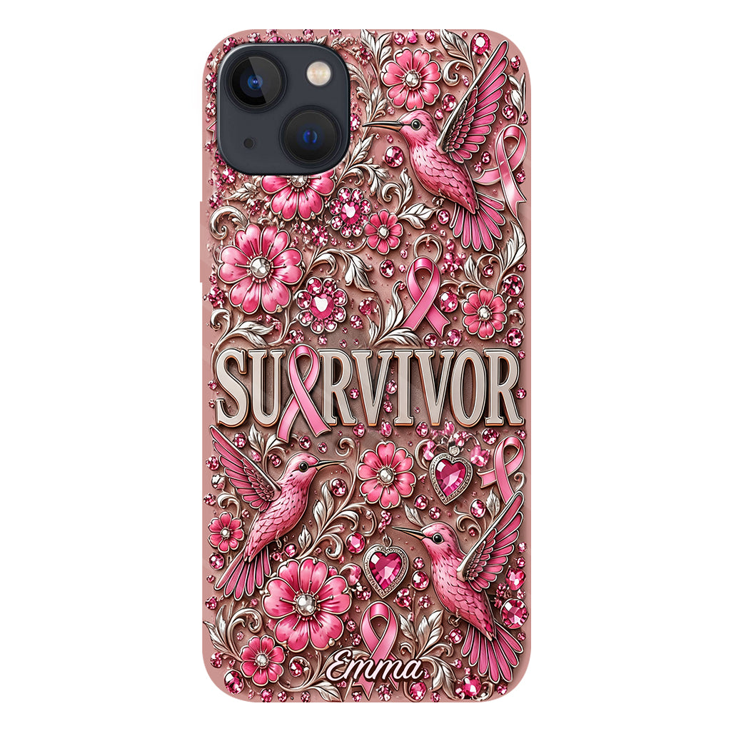 Breast Cancer Awareness - Personalized Breast Cancer Awareness Full Print Phone Case