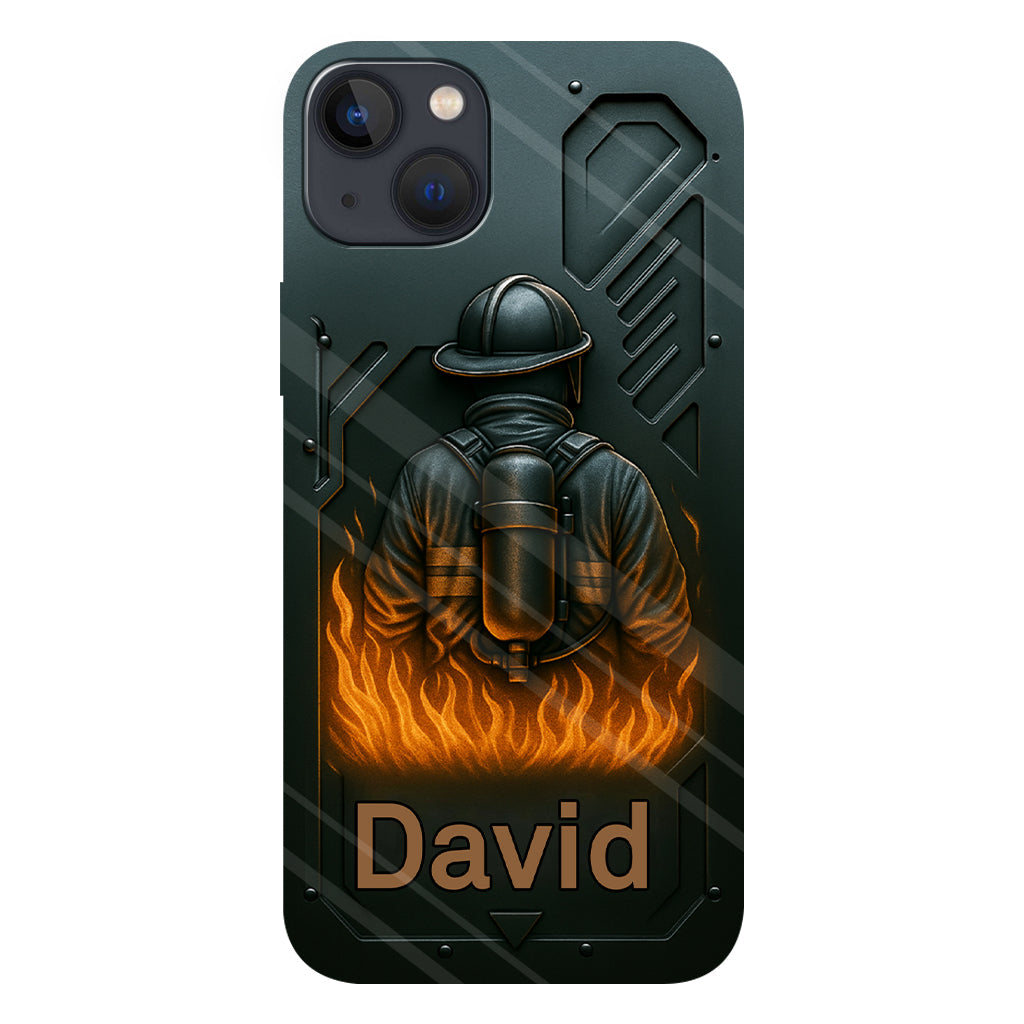 The Strone One - Personalized Firefighter Full Print Phone Case