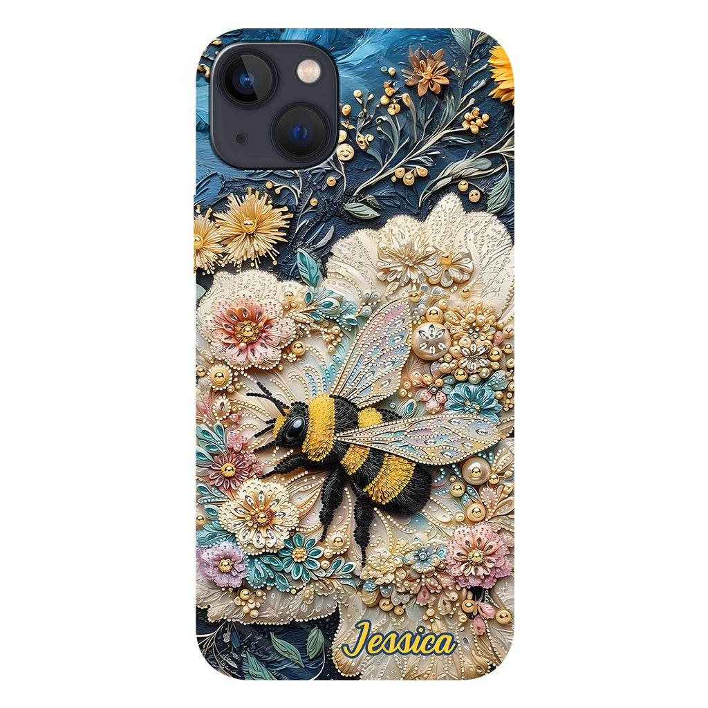 Soyez gentils - Coque de téléphone personnalisée avec motif abeille