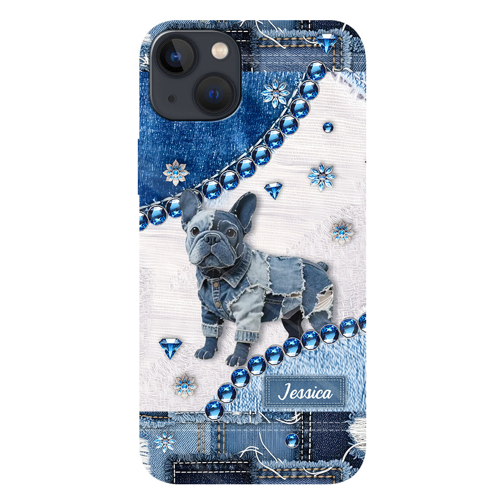 Cute Bulldog - Personalized Dog Full Print Phone Case