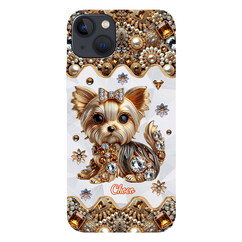 Love Yorkshire Terrier - Personalized Dog Full Print Phone Case