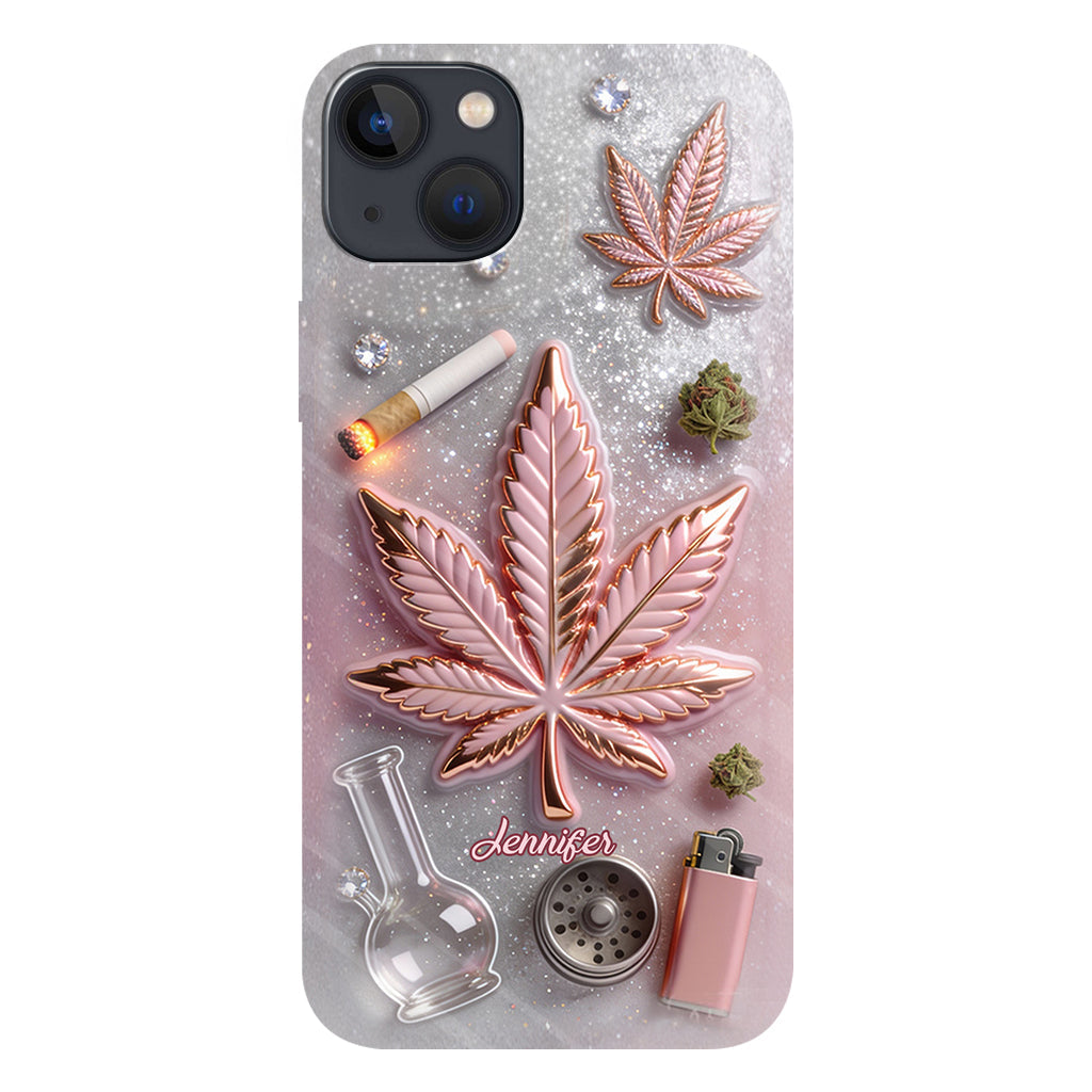Coque de téléphone Magic Leaf - Motif cannabis personnalisé