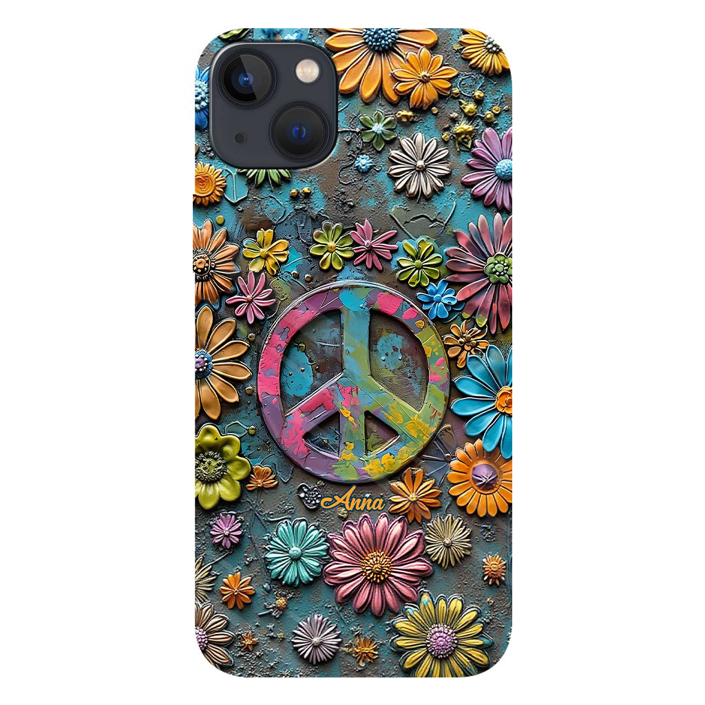 Coque de téléphone personnalisée Hippie Soul - Motif hippie intégral