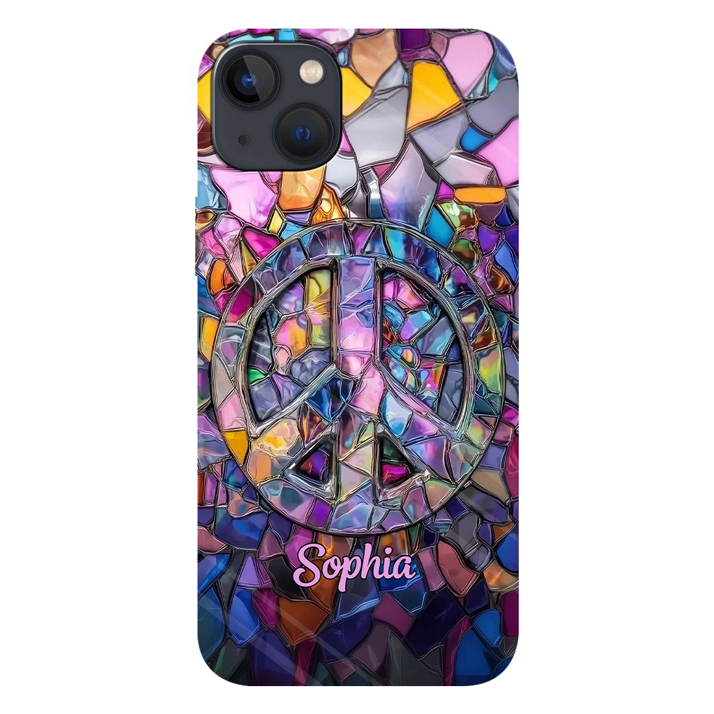 Coque de téléphone personnalisée Hippie Soul - Motif hippie intégral