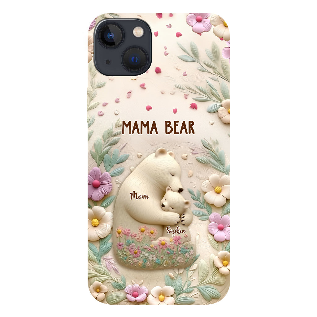 Mama Bear - Personalized Mother Full Print Phone Case