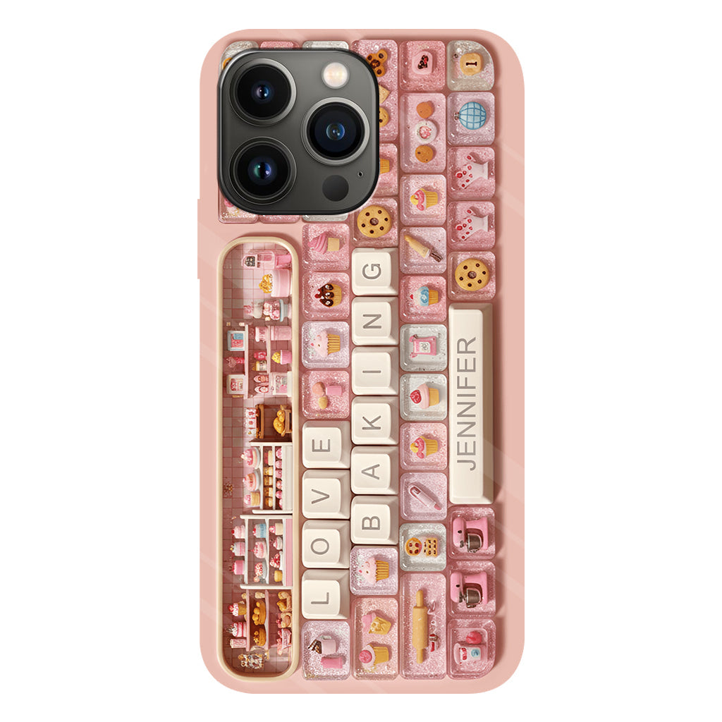 Coque de téléphone personnalisée « Passion Pâtisserie » avec motif intégral