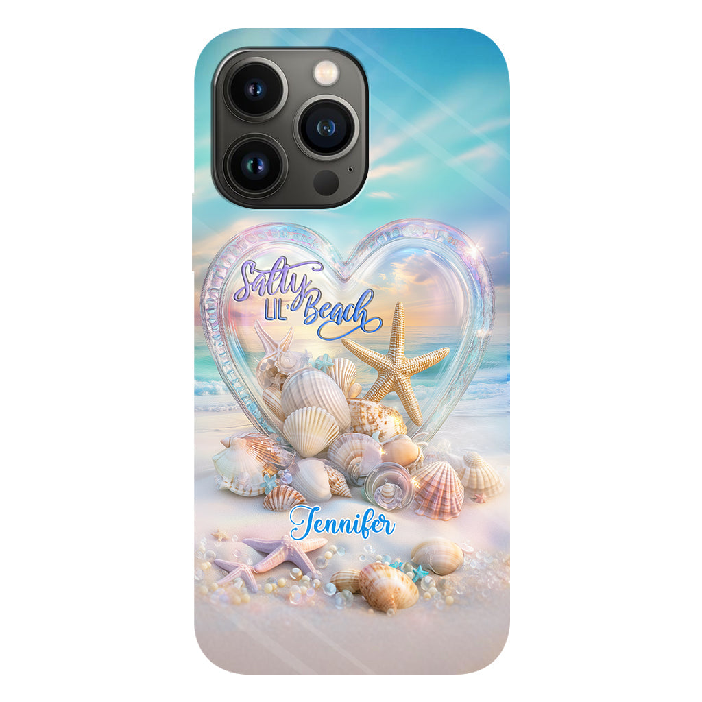 Salty Lil Beach - Coque de téléphone personnalisée pour amoureux de la mer avec impression intégrale