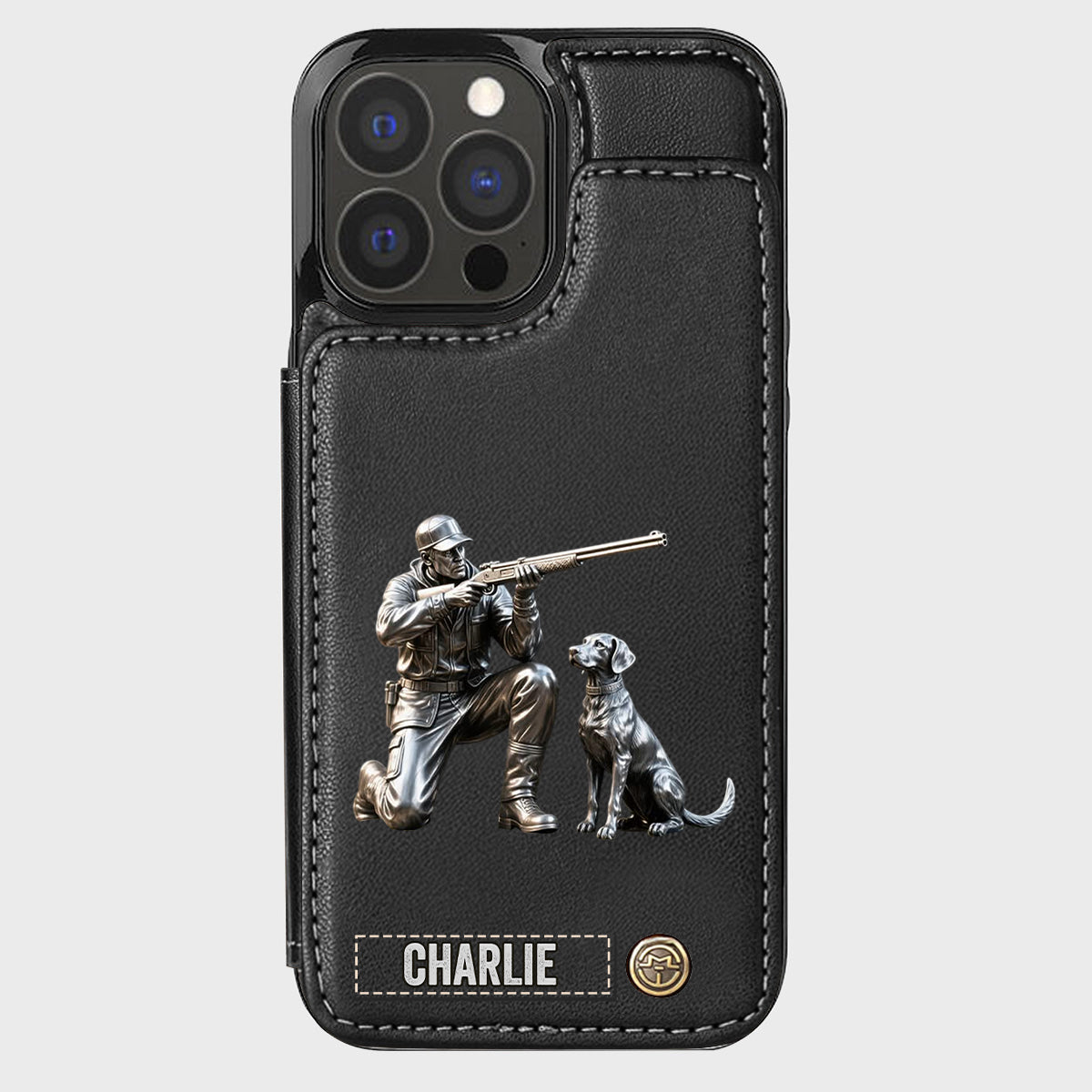 Passionné de chasse - Étui portefeuille personnalisé pour téléphone sur le thème de la chasse
