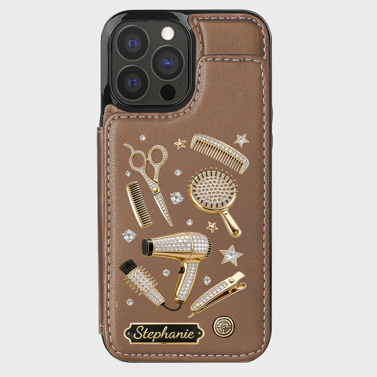 Ciseaux de Coiffeur Décor Salon - Étui de Téléphone Personnalisé