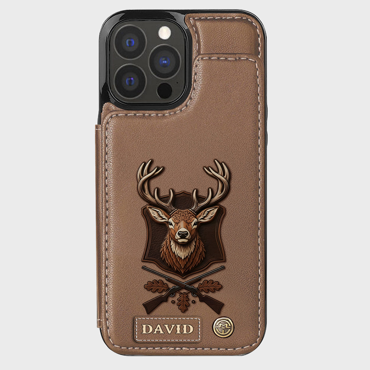 Passionné de chasse - Étui portefeuille personnalisé pour téléphone sur le thème de la chasse
