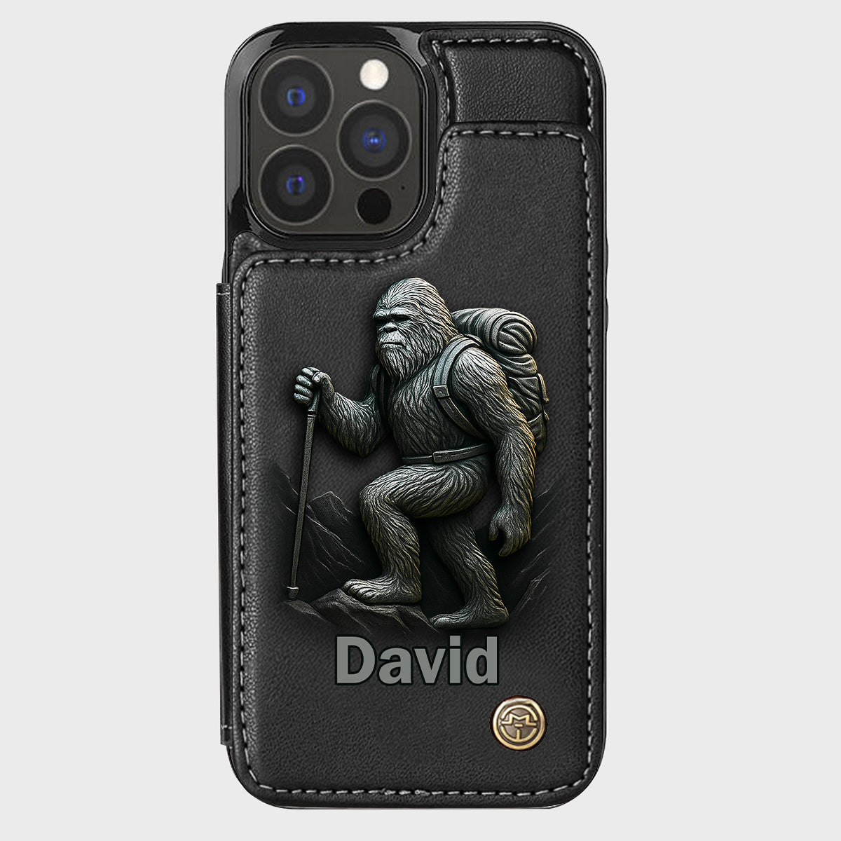 Sasquatch - Personalized Hiking Wallet Phone Case