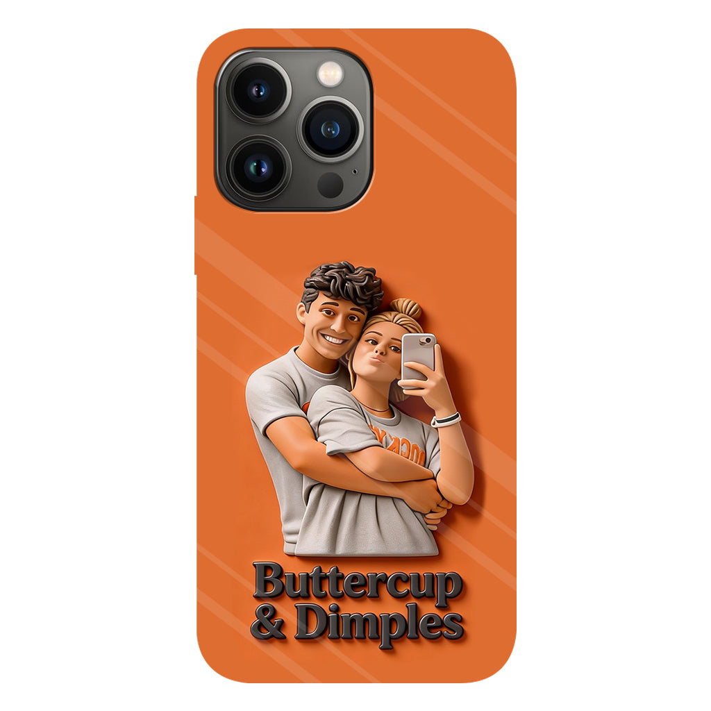 Coque de téléphone personnalisée avec photo pour couple - Cadeau idéal pour la Saint-Valentin
