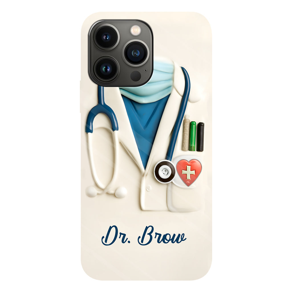 Medical Appreciation Design With Stethoscope - Personalized Full Print Phone Case