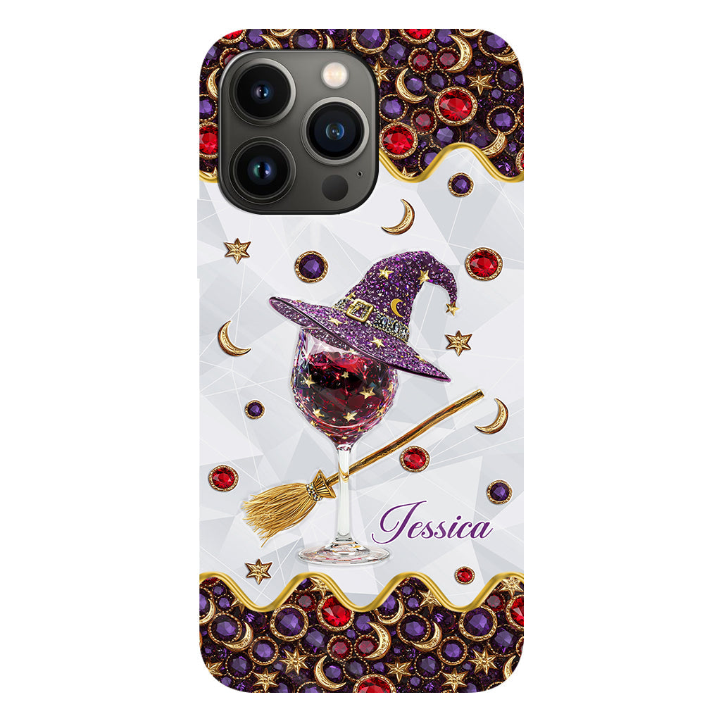 Wine Witch - Personalized Witch Full Print Phone Case
