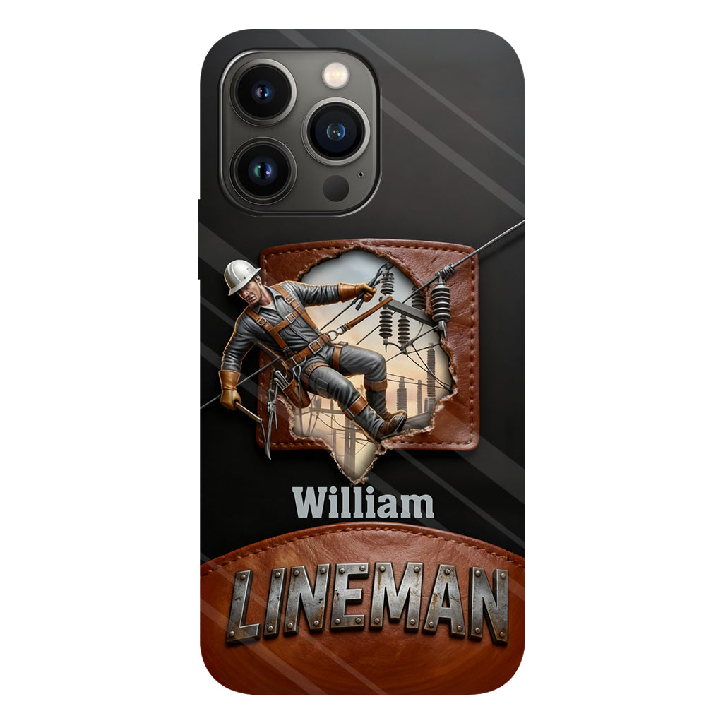 Cool Lineman - Personalized Lineman Full Print Phone Case