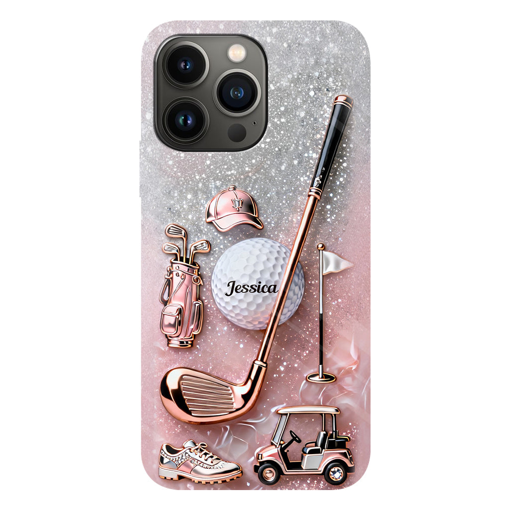 Passionné de golf ? Coque de téléphone personnalisée avec imprimé golf intégral