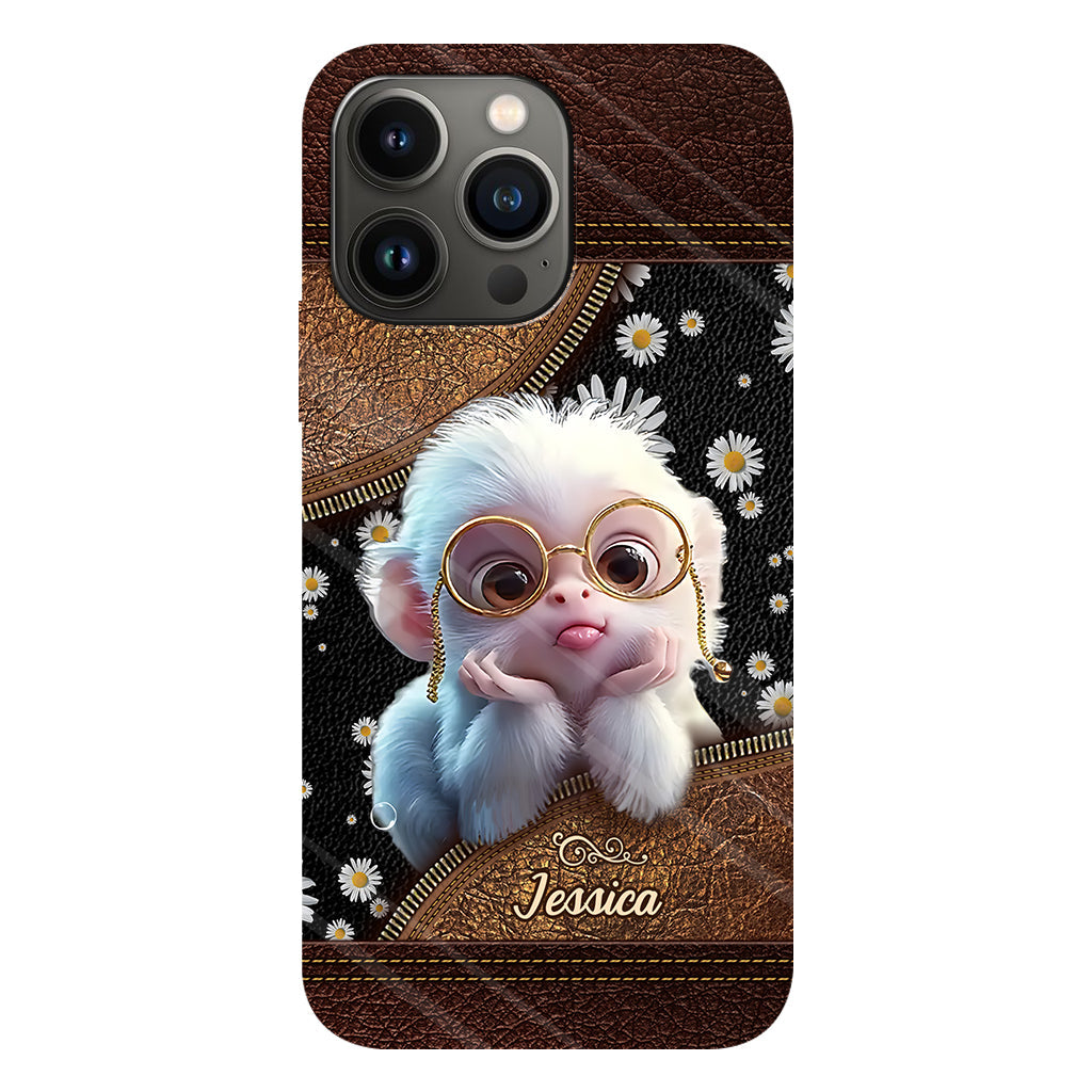 Cute Monkey - Personalized Full Print Phone Case