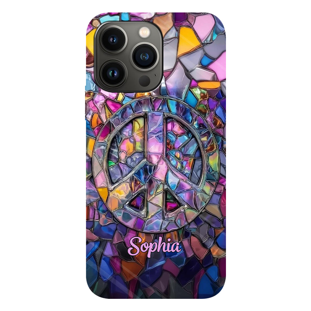 Coque de téléphone personnalisée Hippie Soul - Motif hippie intégral