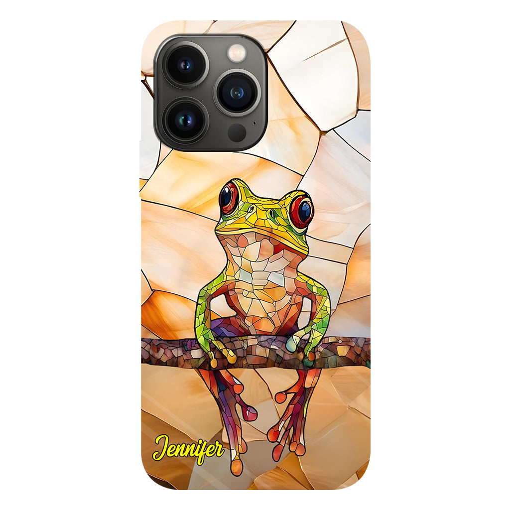 Coque de téléphone personnalisée avec motif grenouille - Cadeau idéal pour les amoureux des grenouilles