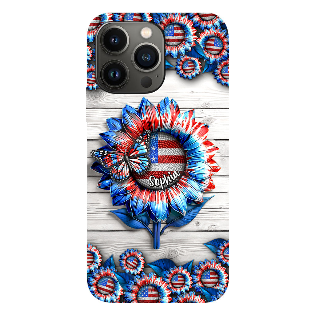 Love America - Personalized Independence Day/ 4th of July Full Print Phone Case