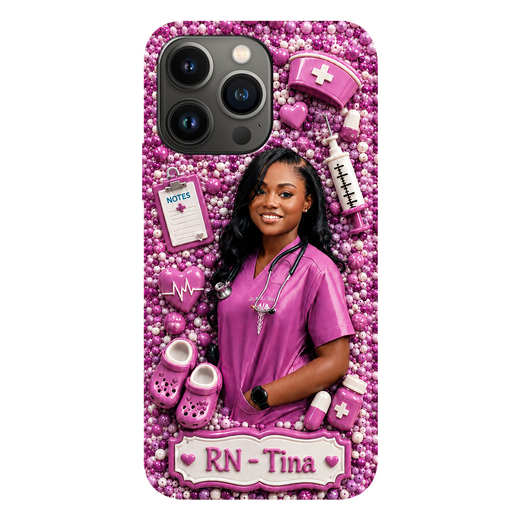 Love Being A Nurse - Personalized Nurse Full Print Phone Case