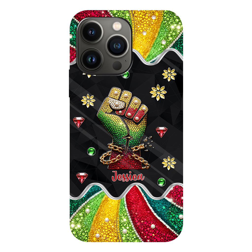 Ils ne nous aiment pas - Coque de téléphone et support de téléphone personnalisés Juneteenth avec impression intégrale