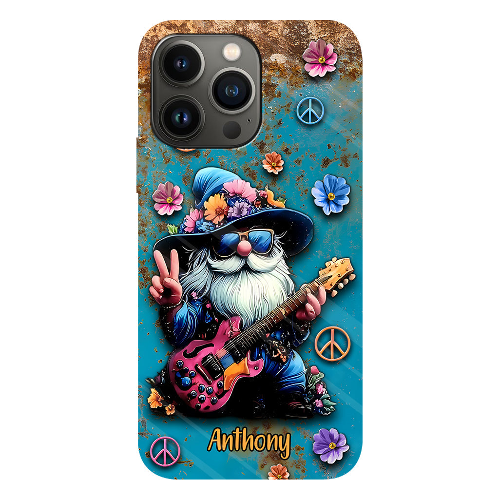 Coque de téléphone personnalisée Hippie Gnome - Motif hippie intégral