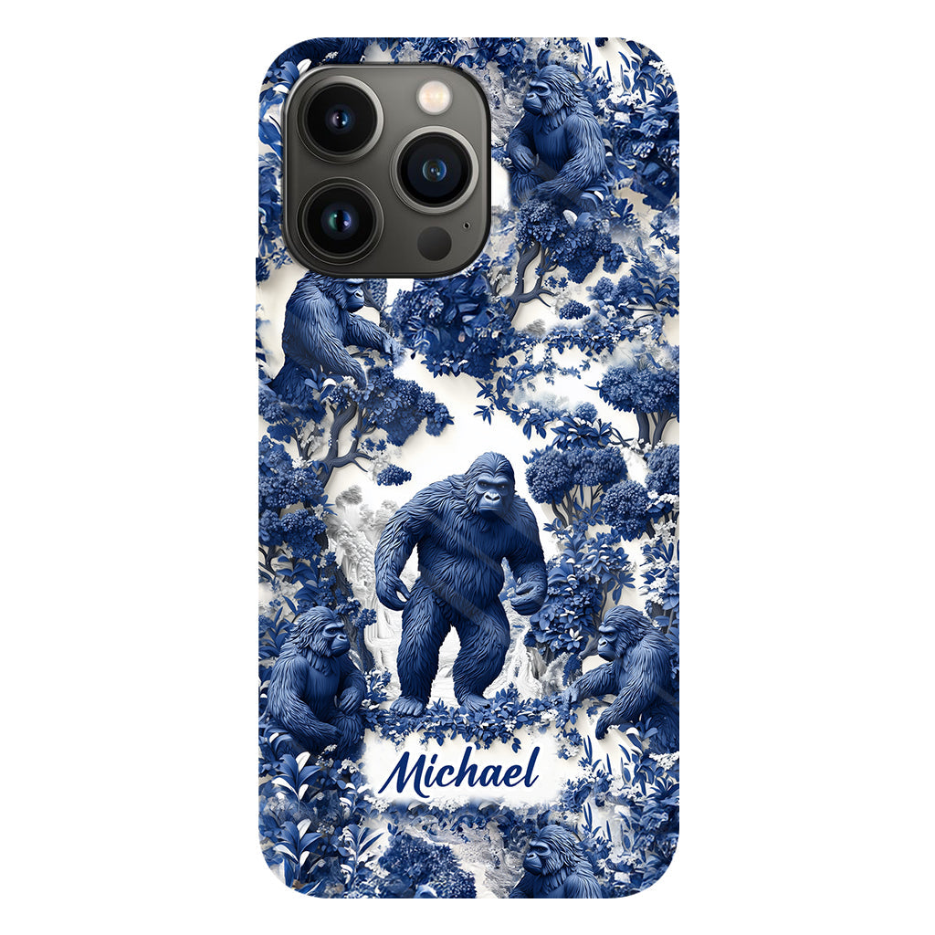 Bigfoot Summer Vibes - Personalized Hiking Full Print Phone Case