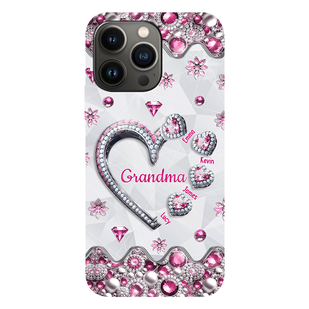 Cadeau pour grand-mère, maman… - Coque de téléphone personnalisée avec impression intégrale « Grand-mère »
