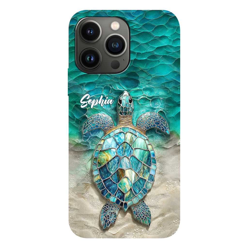 Sea Turtle Lovers - Personalized Turtle Full Print Phone Case