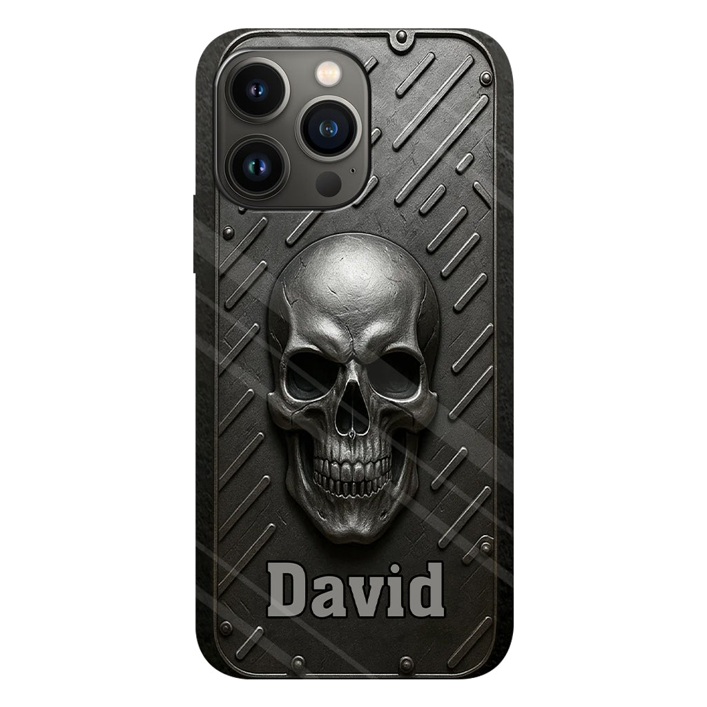 Hello Darkness - Personalized Skull Full Print Phone Case