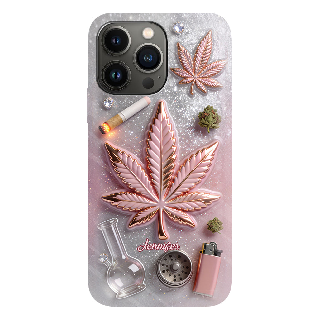 Coque de téléphone Magic Leaf - Motif cannabis personnalisé
