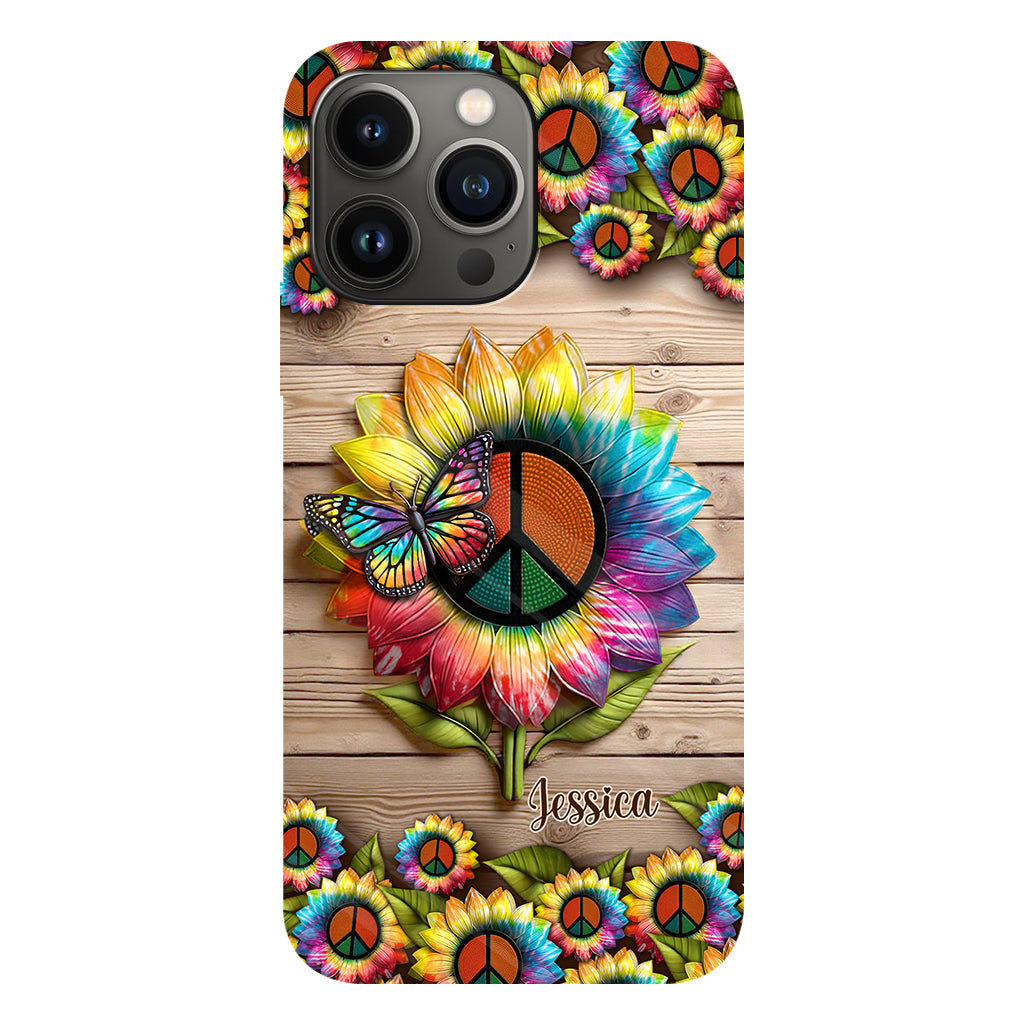 Coque de téléphone personnalisée Hippie Soul - Motif hippie intégral