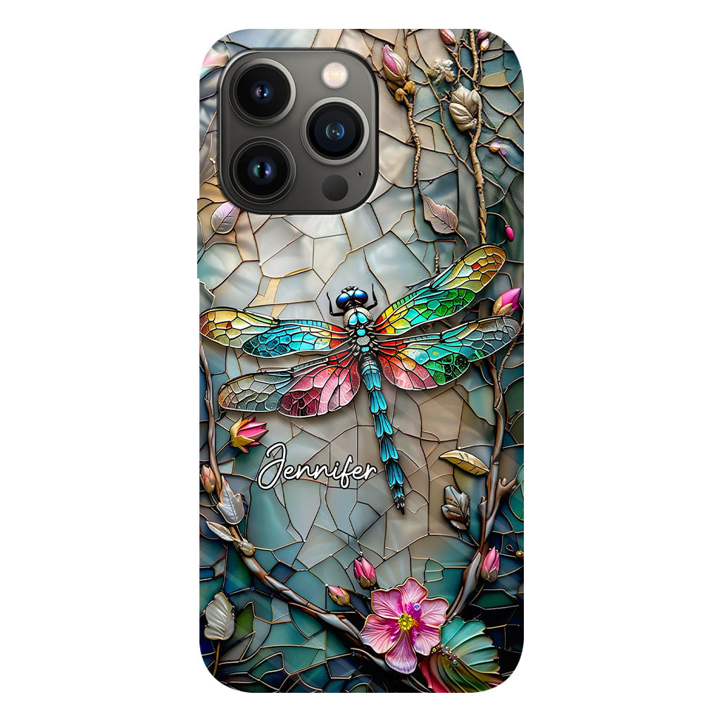 Love Dragonflies - Personalized Dragonfly Full Print Phone Case