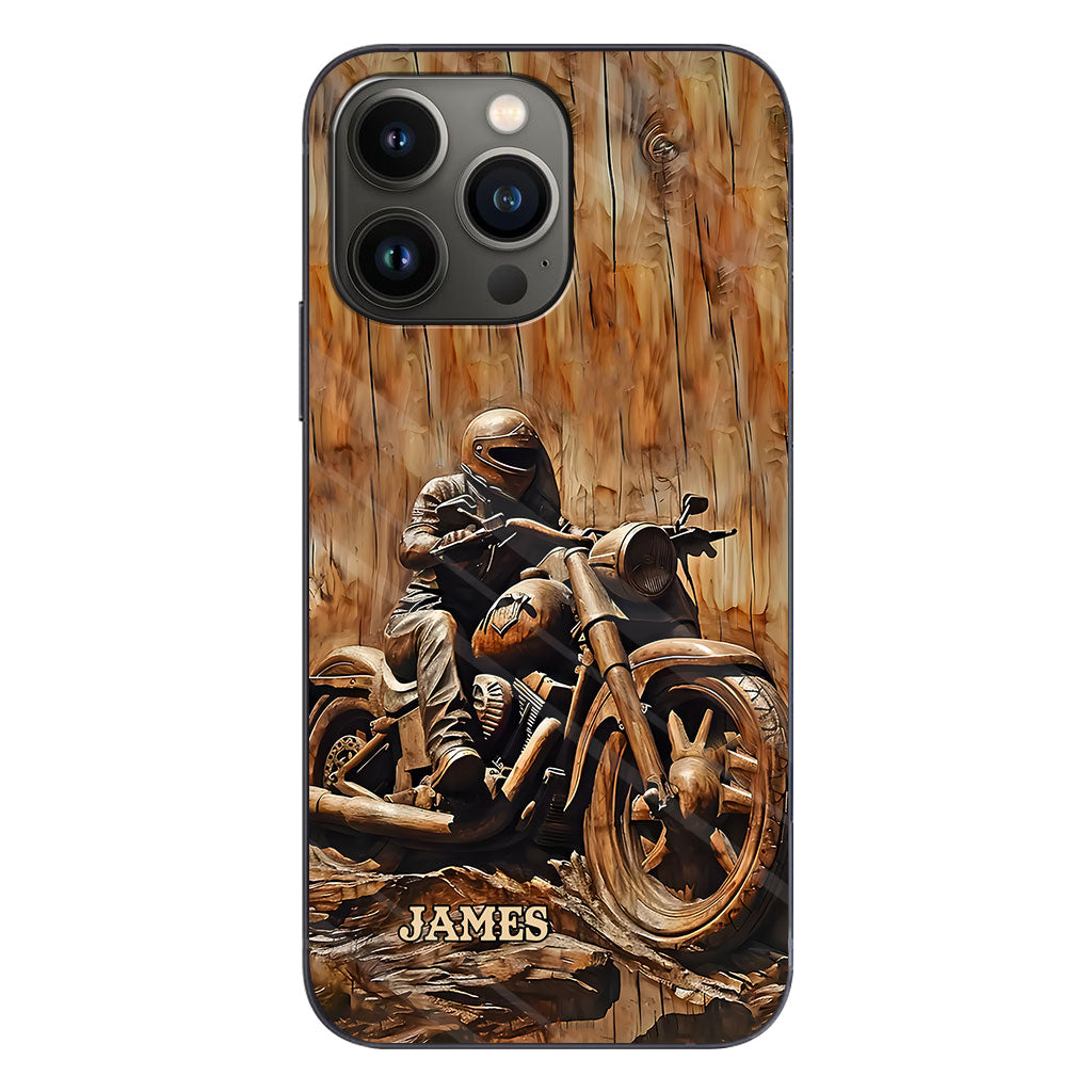 Never Underestimate An Old Man With A Motorcycle - Personalized Biker Phone Case