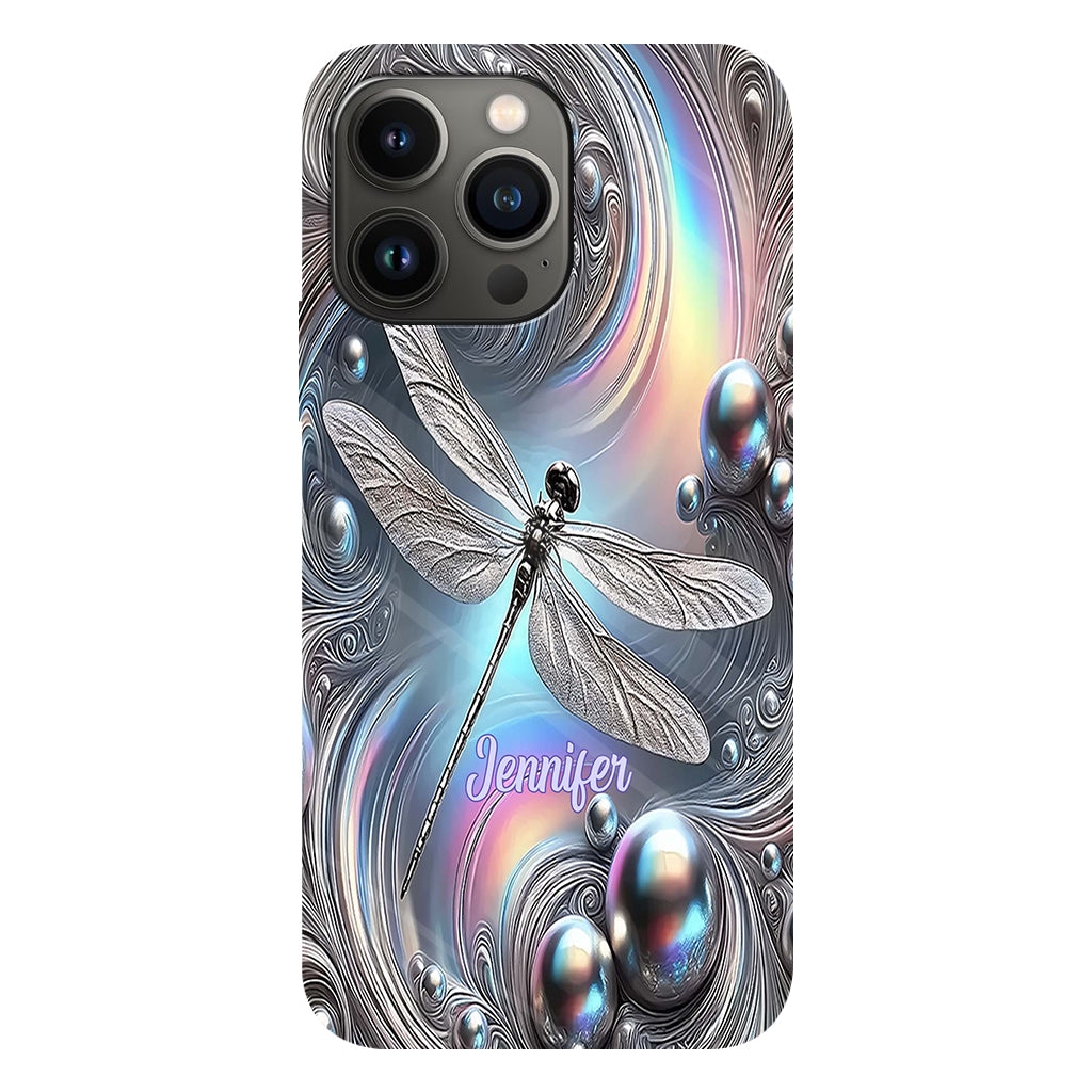 Magnifique libellule - Coque de téléphone personnalisée avec motif libellule intégral