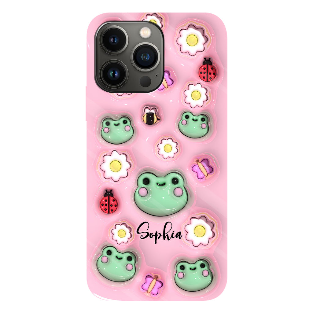 Coque de téléphone personnalisée « Grenouilles » - Motif grenouille intégral