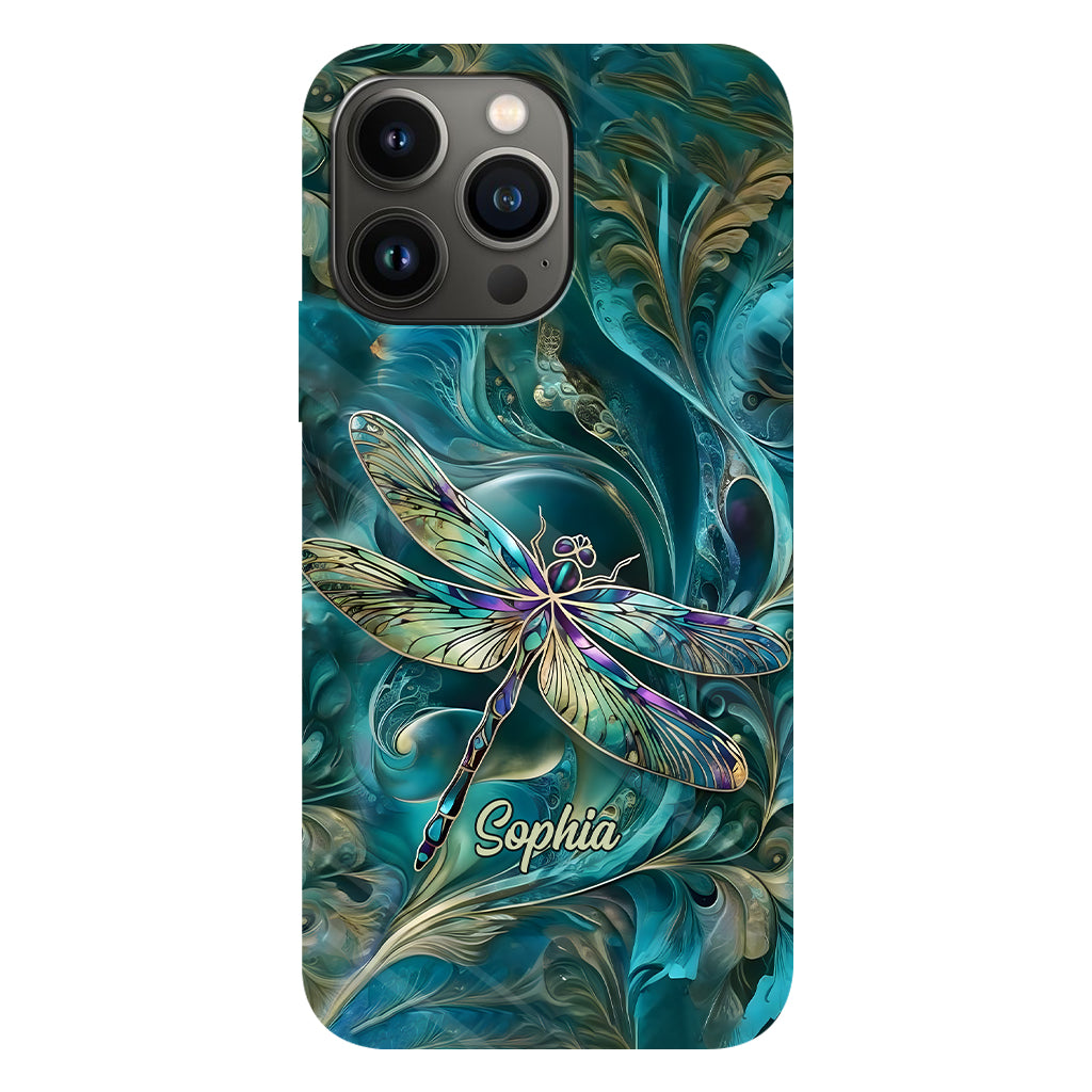 Magnifique libellule - Coque de téléphone personnalisée avec motif libellule intégral