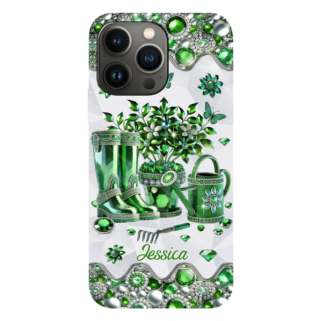 Just A Girl Who Loves Gardening - Personalized Gardening Full Print Phone Case