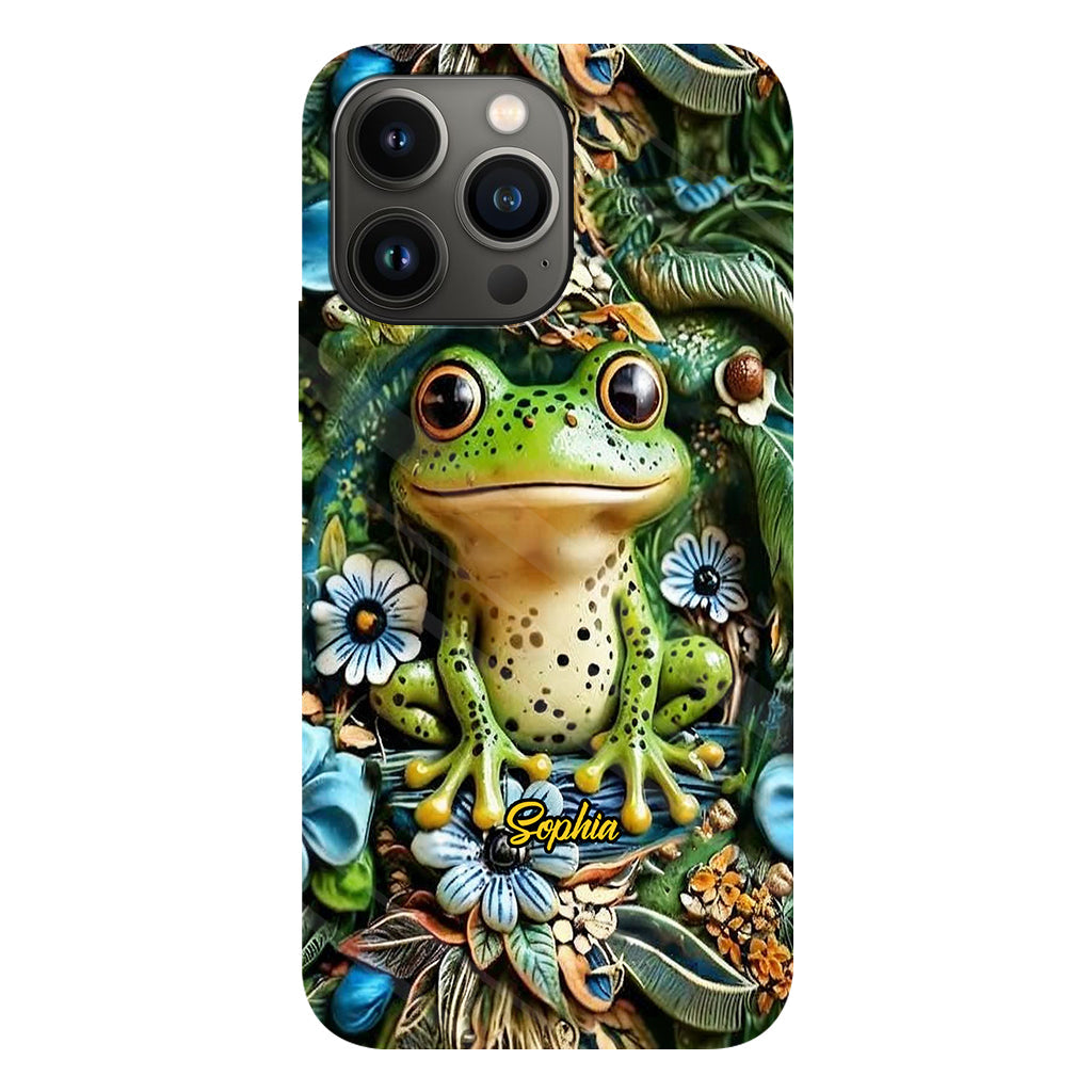 Coque de téléphone personnalisée « Grenouilles » - Motif grenouille intégral