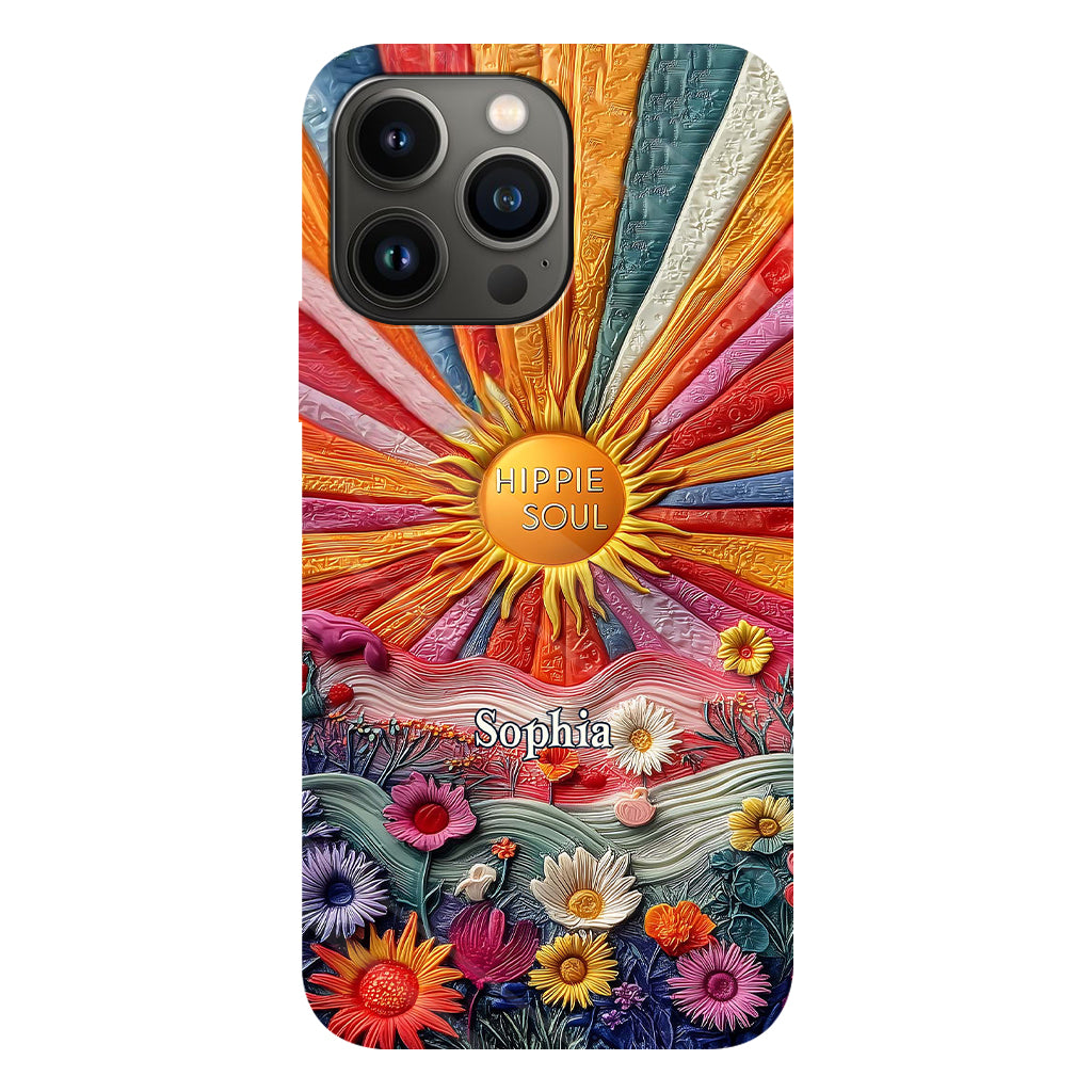 Hippie Soul - Personalized Hippie Full Print Phone Case