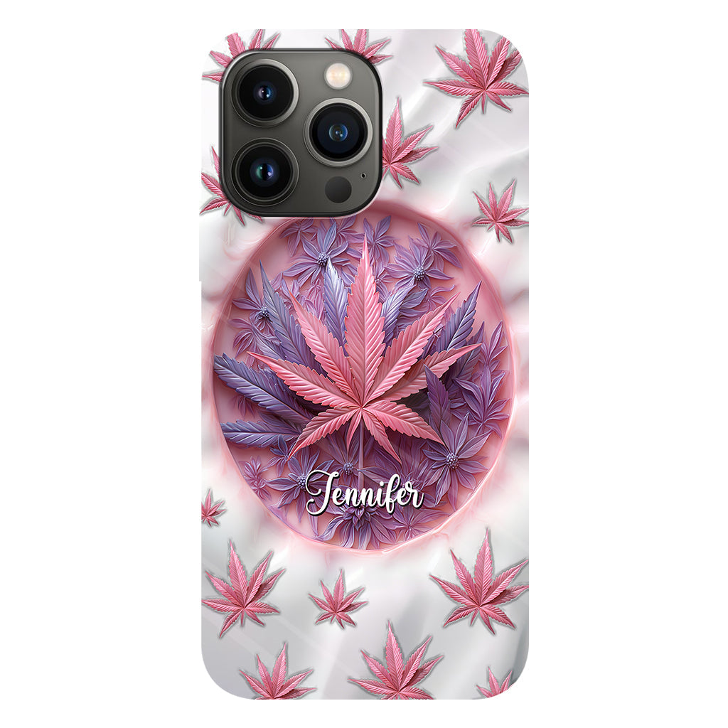 High Life - Personalized Weed Full Print Phone Case
